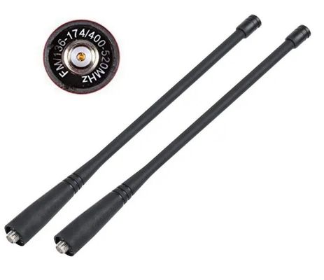 Superbat VHF UHF Antenna pieghevole CS Tactical Dual Band Leggera 10g PC Materiale ABS