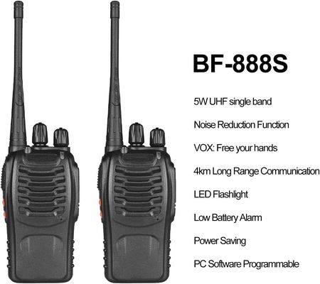DMR Professional Radio BF-888S UHF Dual Band Portatile a due vie Walkie Talkie portatile