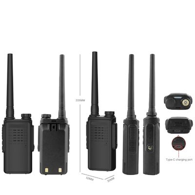 Portatile Terminal Style 5W Dual Band UHF Ham Walkie Talkie per le comunicazioni intercom