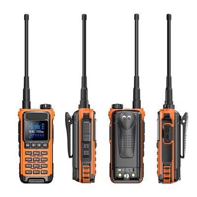 VHF 136-174 MHz Trasmettitore IC-U86 UHF 400-470MHz Radio a due vie Walkie Talkie Nero