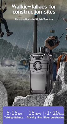Sistema di interfono walkie-talkie portatile per bancone 103*61*33MM 16 canali di archiviazione