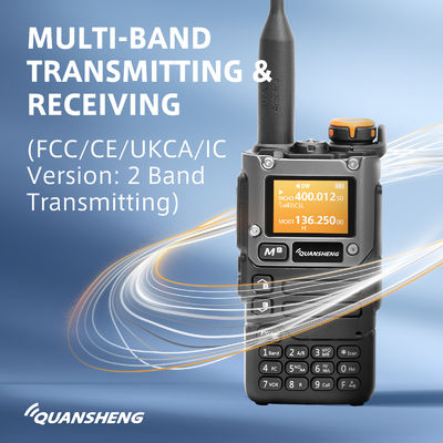 VHF UHF Quansheng UV-K58 Radio Walkie Talkie a doppia banda a due vie con 200 canali di archiviazione