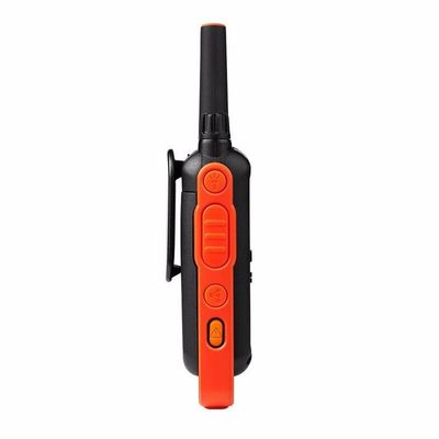 T82 GMRS Radio Mini Walkie Talkie 20 Canali 1-10km Range Lanterna portatile arancione