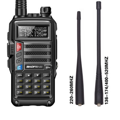 Walkie-talkie a due vie VHF UHF Frequenza tipo 3.7V Voltaggio di funzionamento