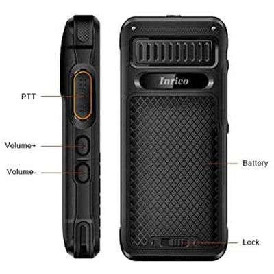 Rete 4G Radio a due vie Zello T310 Rugged 4G Poc Cellulare con tastiera piccola da 2,4 pollici