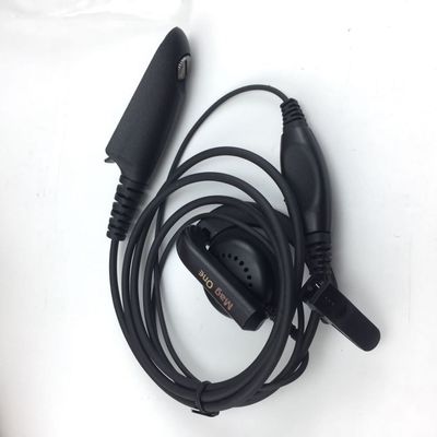 Walkie Talkie Wired Headphone in nero e compatibile con Motorola GP328 GP340 GP380