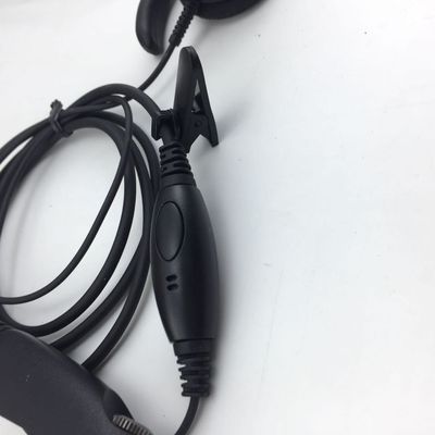 Walkie Talkie Wired Headphone in nero e compatibile con Motorola GP328 GP340 GP380
