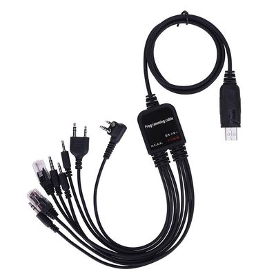 Cavo di programmazione USB 8 in 1 Walkie Talkie per Motorola Baofeng HYT VX Potenza di uscita GMRS