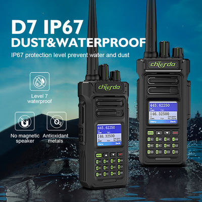 GPS IP67 walkie-talkie digitale per la comunicazione VHF UHF 150*64*40mm