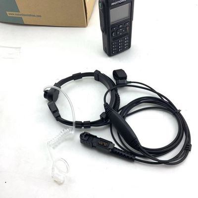 Motorola MTP3150 3250 6750 Microfono a gola pesante con cuffie a tubo acustico