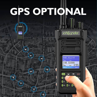 GPS IP67 walkie-talkie digitale per la comunicazione VHF UHF 150*64*40mm