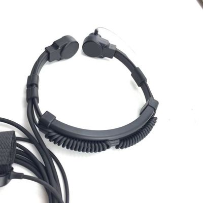 Motorola MTP3150 3250 6750 Microfono a gola pesante con cuffie a tubo acustico