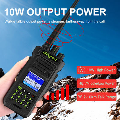 GPS IP67 walkie-talkie digitale per la comunicazione VHF UHF 150*64*40mm