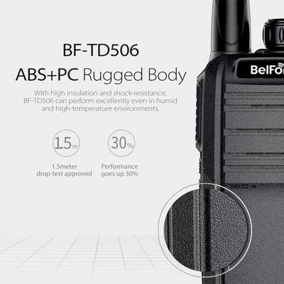 Bellphone DMO Pseudo Trunk VHF/UHF Walkie Talkie BF-TD506 128 Canale di archiviazione e doppia modalità