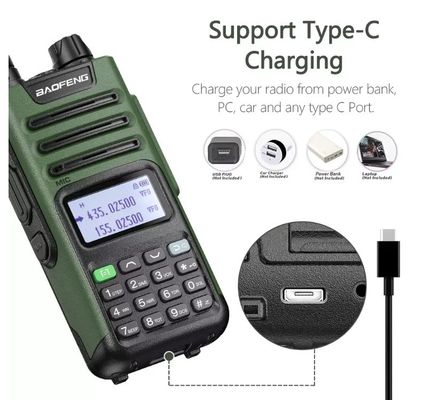 Baofeng UV-9R Pro T57 10W Walkie Talkie portatile 3.7V Trasmettitore con batteria da 2800mAh