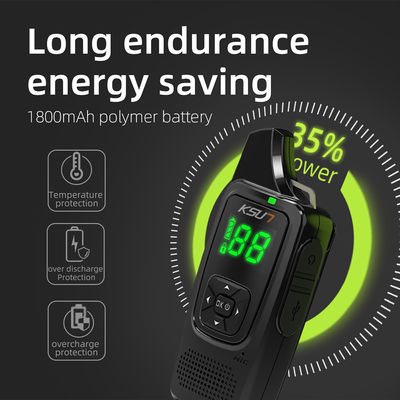 Tipo terminale portatile Radio bidirezionale KSUN V6 Display nascosto UHF Wireless Portable PTT