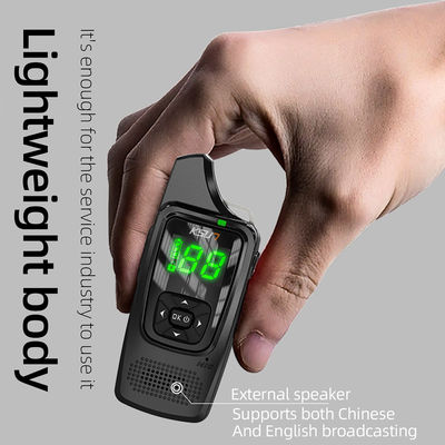 Tipo terminale portatile Radio bidirezionale KSUN V6 Display nascosto UHF Wireless Portable PTT