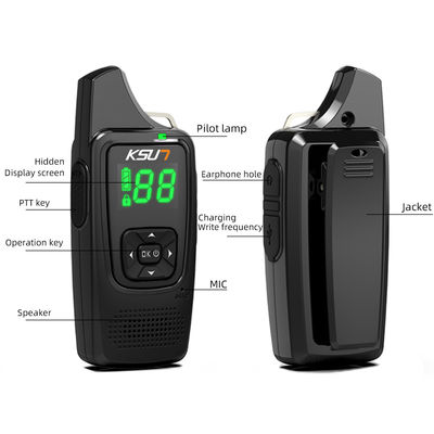 Tipo terminale portatile Radio bidirezionale KSUN V6 Display nascosto UHF Wireless Portable PTT
