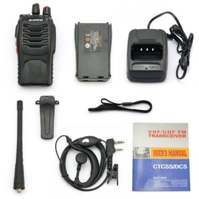 Original Baofeng BF 888S Walkie Talkie Rango di frequenza 400-470Hz Con portacarica
