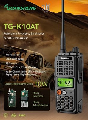 2024 Amateur Walkie Talkie 15W High Power Long Distance Two Way Radio con 500 km di autonomia