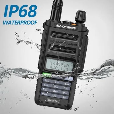 GMRS Walkie Talkie tipo Baofeng UV-9R PRO impermeabile IP68 Radio a lunga portata UHF/VHF