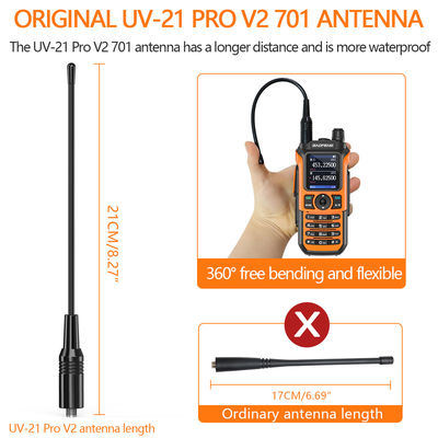 Long Range Baofeng UV-21 Pro Walkie Talkie con interfono 999 CHS e frequenza a doppia banda
