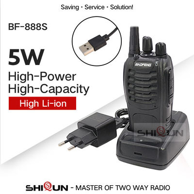 BF-888s Baofeng Walkie Talkie Dual Band Ham Radio BF888S UHF Transceiver Radio a due vie