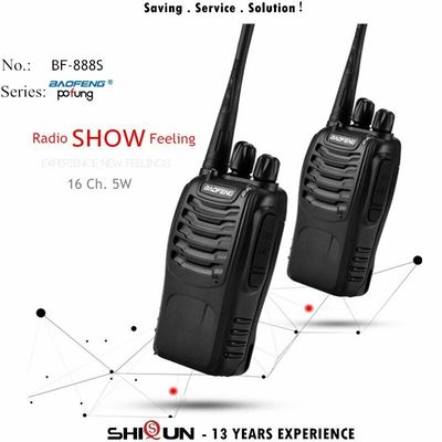 BF-888s Baofeng Walkie Talkie Dual Band Ham Radio BF888S UHF Transceiver Radio a due vie