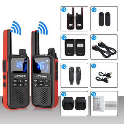 Approvato CE KST AT100 Walkie Talkie impermeabile con auricolare a denti blu per T82 T80 T62