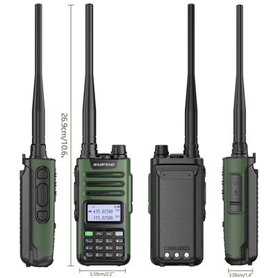 Radio UV13 Pro a due vie GMRS 136-174/400-520MHz Walkie Talkie con caricabatterie di tipo C