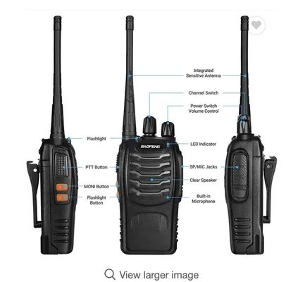 BAOFENG BF-888S Single Band 400-470mhz Radio portatile a due vie Walkie Talkie