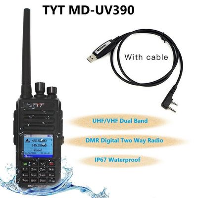 DMR doppia banda IP67 GPS impermeabile opzionale 100000 Contatti 131mm*61mm*36mm Radio digitale