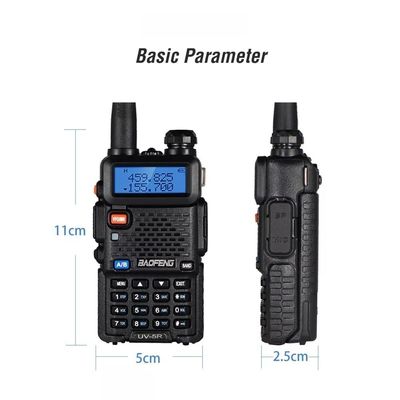 5 colori Vhf Walkie Talkie Dual Band Digital Baofeng Uv-5r Radio a due vie per la radio di prosciutto