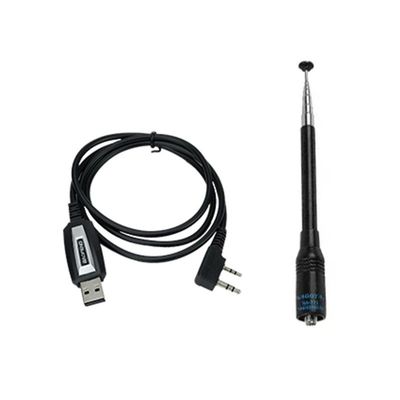 130 x 58 x 35 mm Nero Baofeng Bf-UV2plus IP68 LED Lanterna UV Walkie Talkie a doppia banda