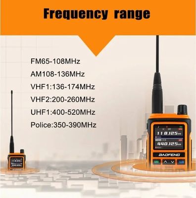 Baofeng Bf-17h UV-17m portatile VHF UHF FM due vie walkie talkie antenna a lungo raggio