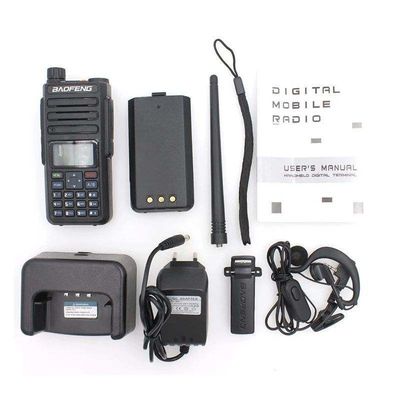 DMR VHF/UHF Baofeng DM-1801 Walkie Talkie a doppia banda portatile per interfono digitale