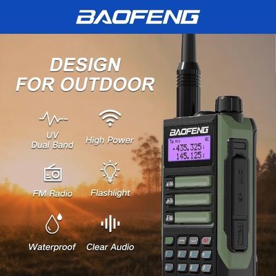 2024 BaoFeng UV-16 PRO High Power TYPE-C Walkie Talkie con colore nero e uscita di 5W