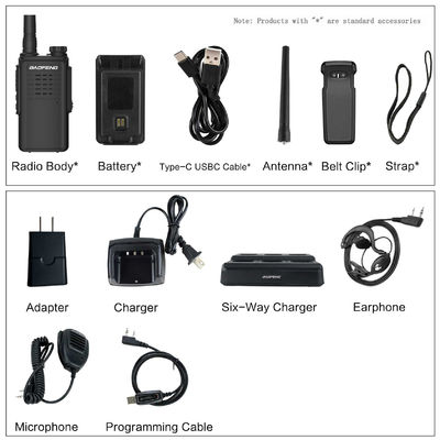 Baofeng W31E Talkie Walkie 5Watt Potenza di uscita 4.2V Voltaggio operativo per professionisti