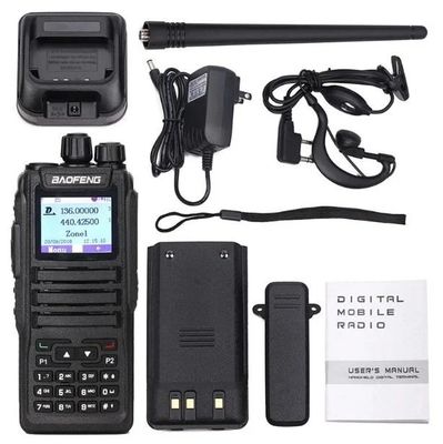 Baofeng DMR DM-1701 128 Canale di archiviazione 136-174MHz 400-470MHz Radio a due vie portatile