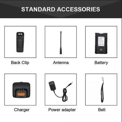 7.4V Digital UHF VHF Dmr Radio portatile senza fili Walkie Talkie a lungo raggio