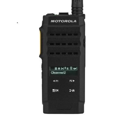 128 canali di archiviazione walkie-talkie nero con alta potenza del segnale e segnale forte