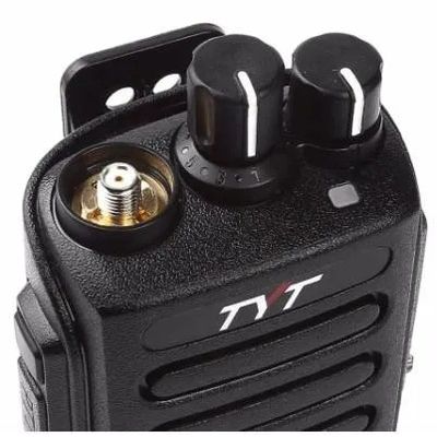 2200mAh Walkie-Talkie portatile digitale nero MD-680 per VHF UHF Frequenza tipo diretto