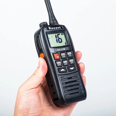 Recenti RS-37m IP67 impermeabile 5W VHF 2 Way Long Range Walkie Talkie Radio Marina