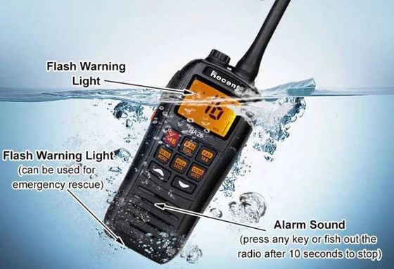 Recenti RS-37m IP67 impermeabile 5W VHF 2 Way Long Range Walkie Talkie Radio Marina