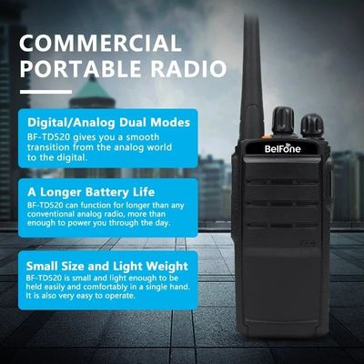 216g Straight Bf-TD520 DMR Radio Walkie-Talkie A Prezzo Accessibile Con 128 Canali di Memoria