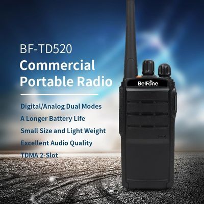 216g Straight Bf-TD520 DMR Radio Walkie-Talkie A Prezzo Accessibile Con 128 Canali di Memoria