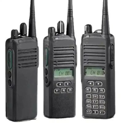 122 X 55 X 35.5 mm Radio portatile bidirezionale VHF / UHF Intercom con batteria Li-on inclusa