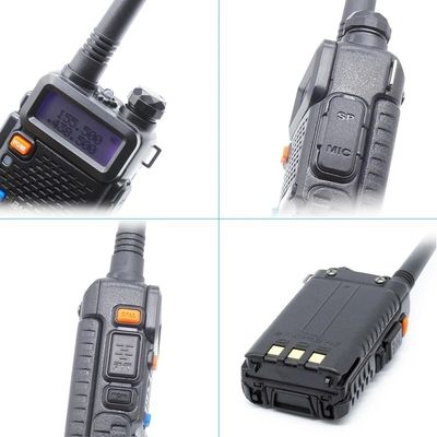 206g Baofeng UV5r doppia frequenza VHF UHF walkie-talkie professionale per le squadre di sicurezza