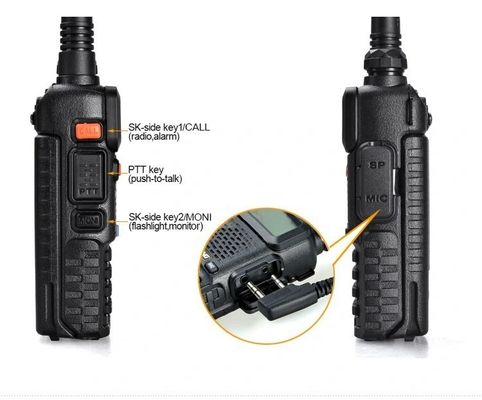 206g Baofeng UV5r doppia frequenza VHF UHF walkie-talkie professionale per le squadre di sicurezza