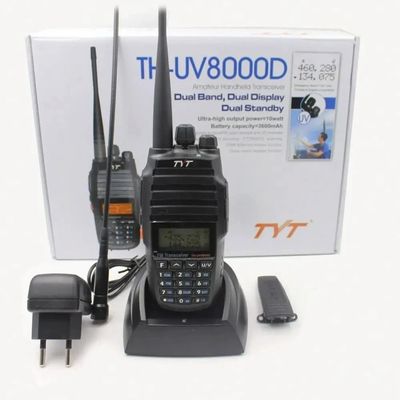 128 canale di archiviazione walkie-talkie a doppia banda per escursioni e campeggi 127,5 x 61,55 x 43 mm